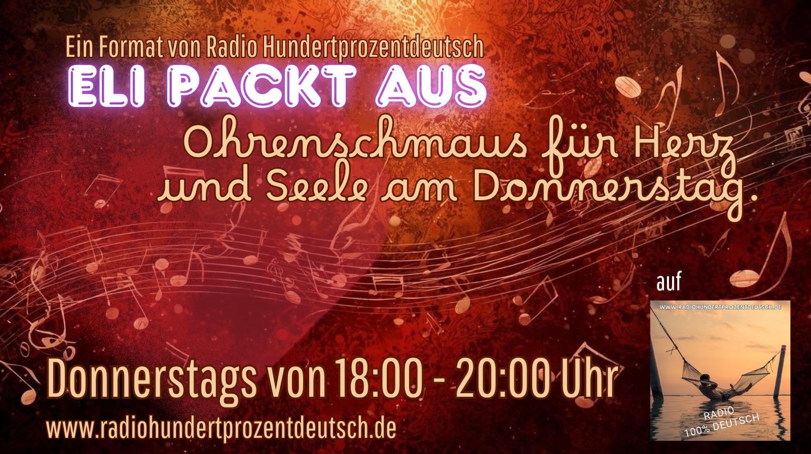  Eli packt aus - Ohrenschmaus f&uuml;r Herz und Seele&nbsp;am&nbsp;....